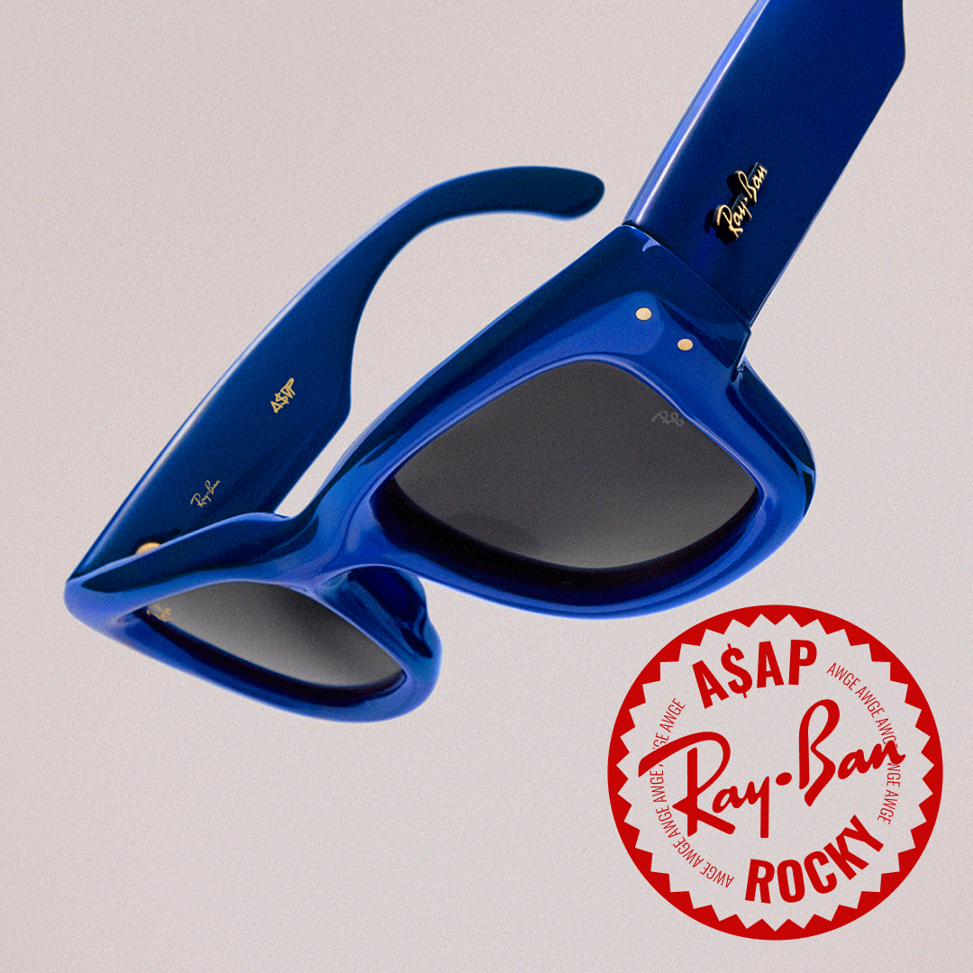 Ray-Ban × A$AP ROCKY コラボアイウェア「THE WAYFARER PUFFER」が日本時間 2025年 6/21 01:00 発売 (エイサップ・ロッキー レイバン)
