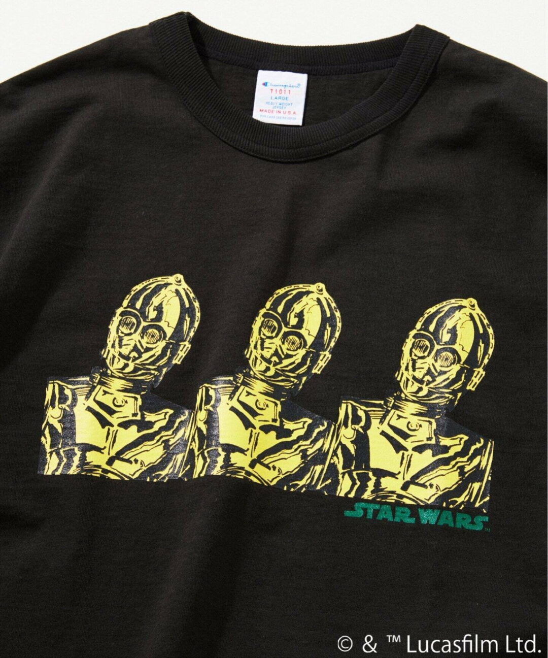 STAR WARS × Champion × JOURNAL STANDARD relume 別注 T1011 プリントTシャツが2025年 8月中旬 発売 (スターウォーズ チャンピオン ジャーナルスタンダード)