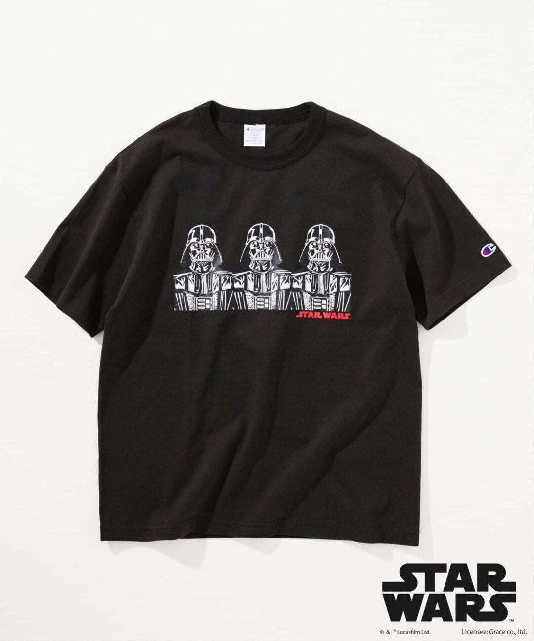 STAR WARS × Champion × JOURNAL STANDARD relume 別注 T1011 プリントTシャツが2025年 8月中旬 発売 (スターウォーズ チャンピオン ジャーナルスタンダード)