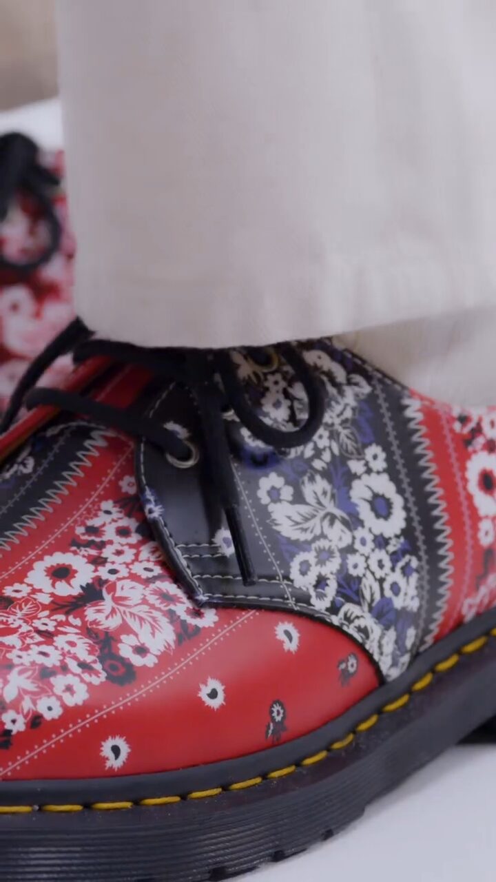 Dr. Martens × NÒMARHYTHM TEXTILE コラボが2025年 7/3 発売 (ドクターマーチン ノーマリズム テキスタイル)