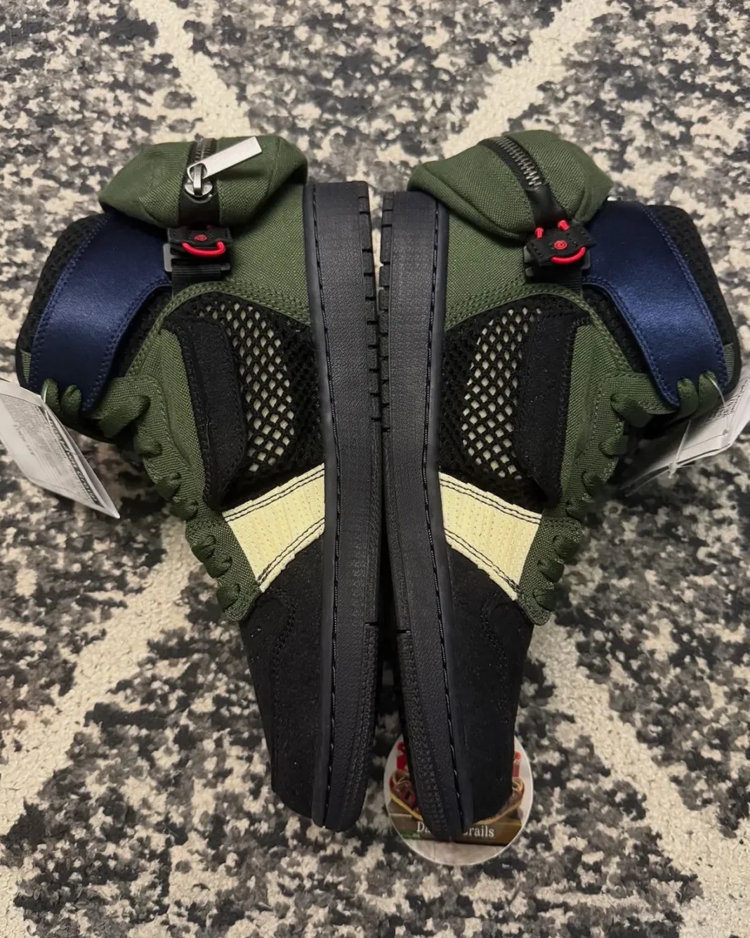 NARUTO × NIKE AIR JORDAN 1 HIGH UTILITY サンプルモデルが公開 (ナルト ナイキ エア ジョーダン 1 ハイ ユーティリティ)