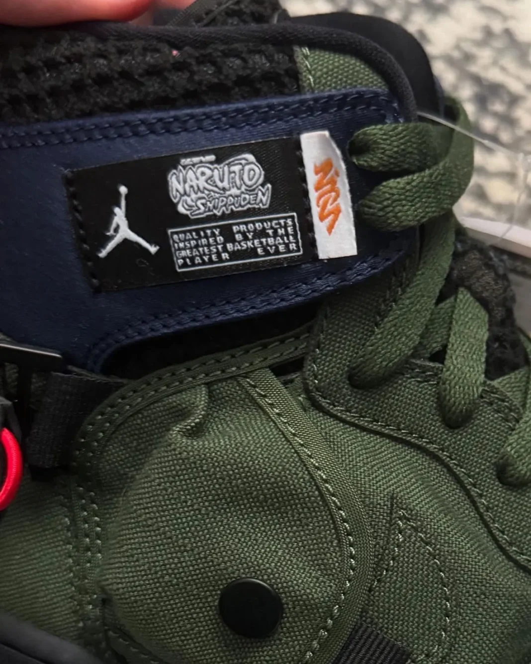 NARUTO × NIKE AIR JORDAN 1 HIGH UTILITY サンプルモデルが公開 (ナルト ナイキ エア ジョーダン 1 ハイ ユーティリティ)