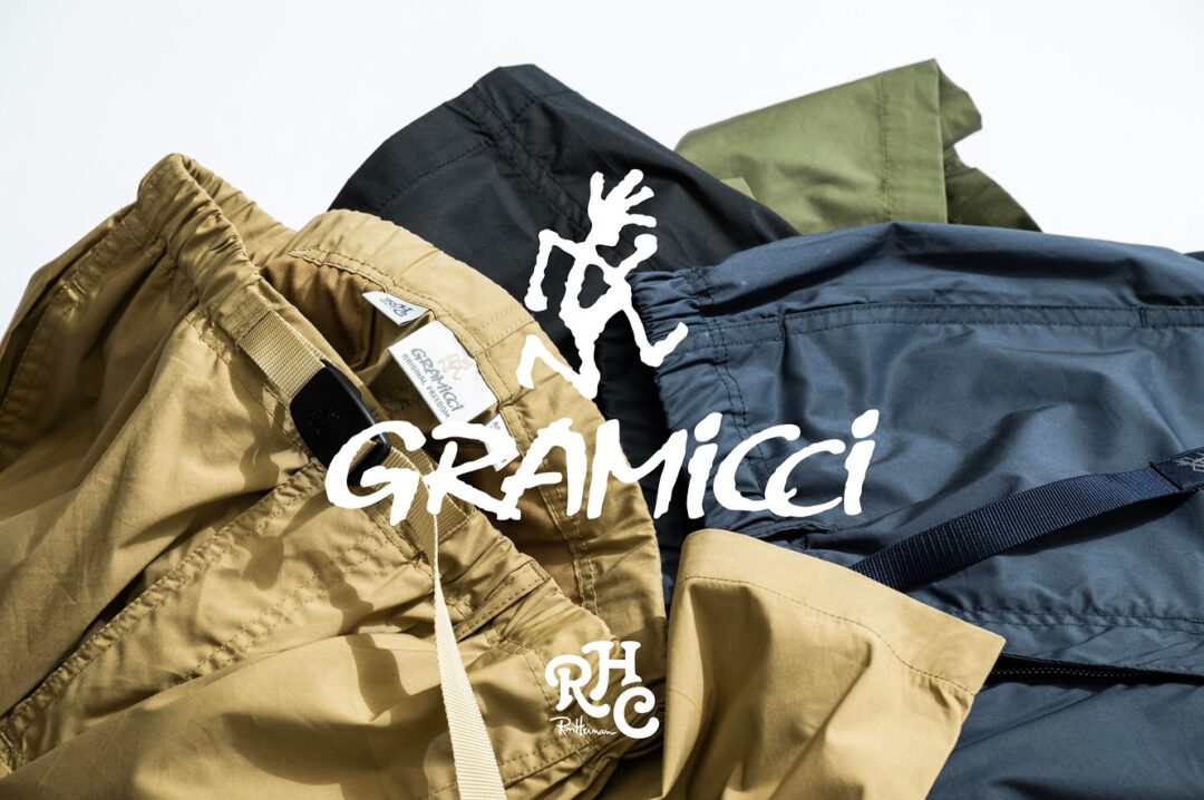 Gramicci for RHC Ron Herman “Nylon Pants & Shorts”が2025年 6/13 発売 (グラミチ ロンハーマン)