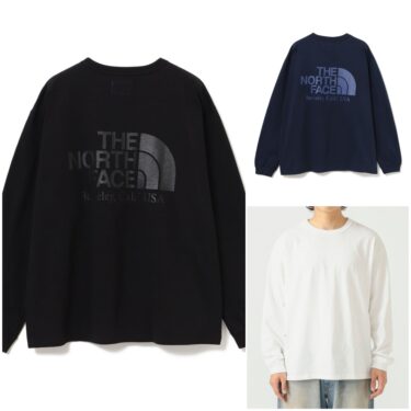 【2025 FW】THE NORTH FACE PURPLE LABEL × BEAMS ”ロゴ ロングスリーブ Tシャツ” (ザ・ノース・フェイス パープルレーベル ビームス 2025年 秋冬)