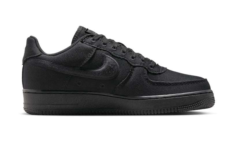 【2025年 発売予定】NIKE AIR FORCE 1 LOW CANVAS “Triple Black” (ナイキ エア フォース 1 ロー キャンバス “トリプルブラック”) [HV1204-002]
