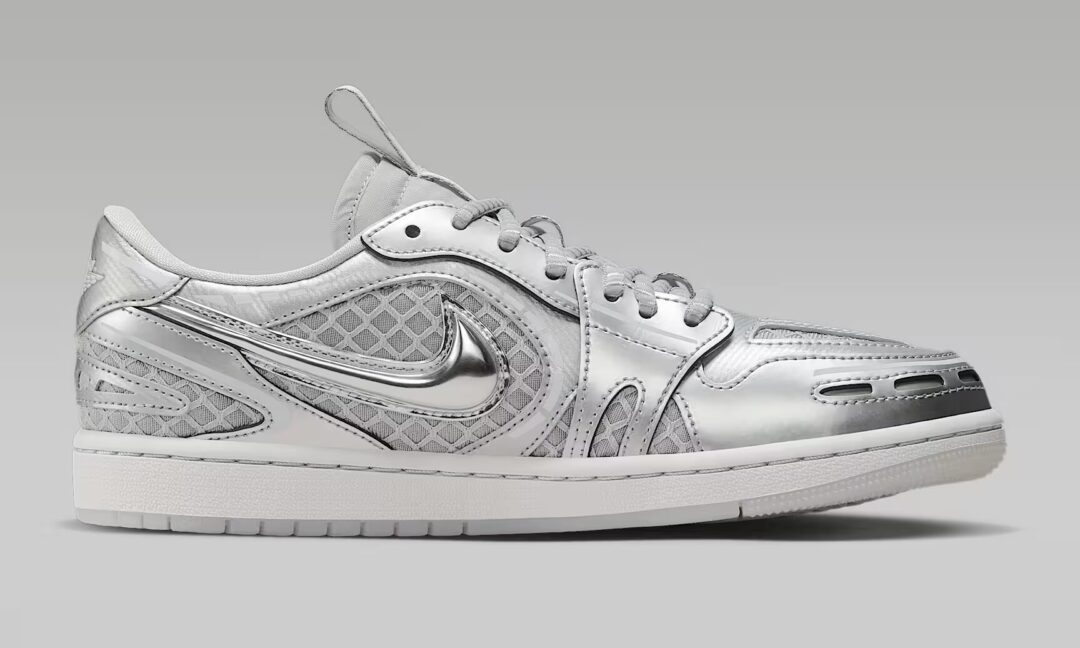 【2025年 7/1 発売】NIKE W AIR JORDAN 1 LOW METHOD OF MAKE “Neutral GrayMetallic Silver” (ナイキ ウィメンズ エア ジョーダン 1 ロー MM “メソッドオブメイク/グレー/シルバー”) [HQ2186-002]