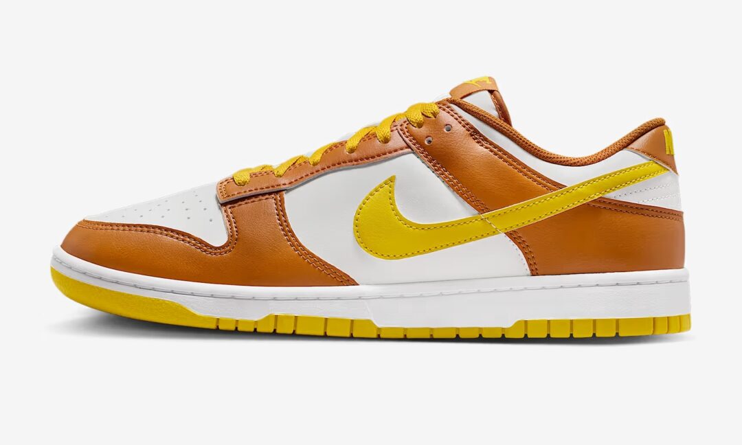 【2025年 6/12 発売】NIKE DUNK LOW RETRO “Bright Citron/Desert Ochre” (ナイキ ダンク ロー レトロ “デザートオークル/ブライトシトロン”) [HF5441-113]