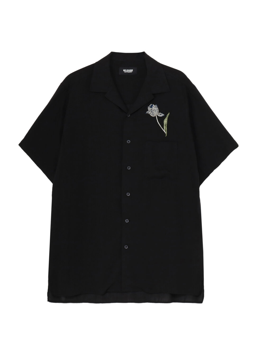 花刺繍を施した WILDSIDE YOHJI YAMAMOTO Original Collection 半袖シャツが2025年 6/4 発売 (ワイルドサイド ヨウジヤマモト)