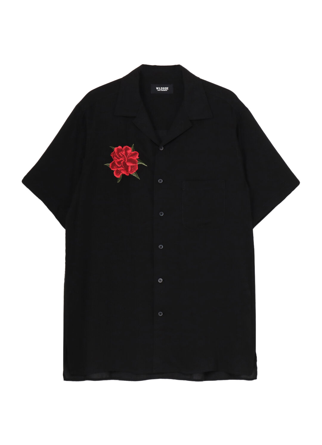 花刺繍を施した WILDSIDE YOHJI YAMAMOTO Original Collection 半袖シャツが2025年 6/4 発売 (ワイルドサイド ヨウジヤマモト)