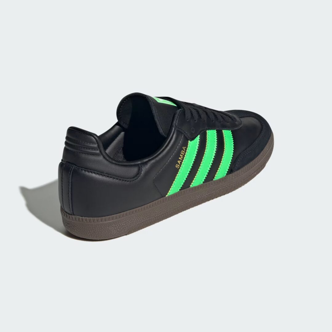 【2025年 6/1 発売】adidas Originals SAMBA OG “Core Black/Impact Orange/Screaming Green” (アディダス オリジナルス サンバ “ブラック/オレンジ/グリーン”) [JR0910/JR0911]