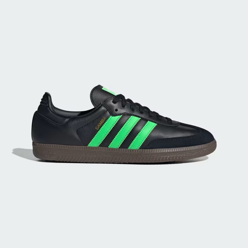 【2025年 6/1 発売】adidas Originals SAMBA OG “Core Black/Impact Orange/Screaming Green” (アディダス オリジナルス サンバ “ブラック/オレンジ/グリーン”) [JR0910/JR0911]