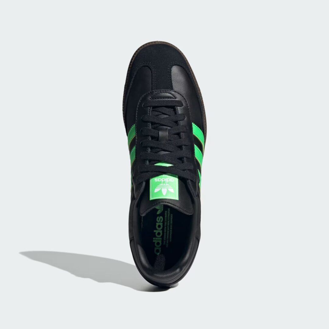 【2025年 6/1 発売】adidas Originals SAMBA OG “Core Black/Impact Orange/Screaming Green” (アディダス オリジナルス サンバ “ブラック/オレンジ/グリーン”) [JR0910/JR0911]