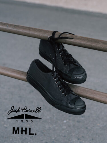 【2025年 6/27 発売】MHL. × CONVERSE JACK PURCELL 1935 “Dark Charcoal” (エムエイチエル コンバース ジャックパーセル)