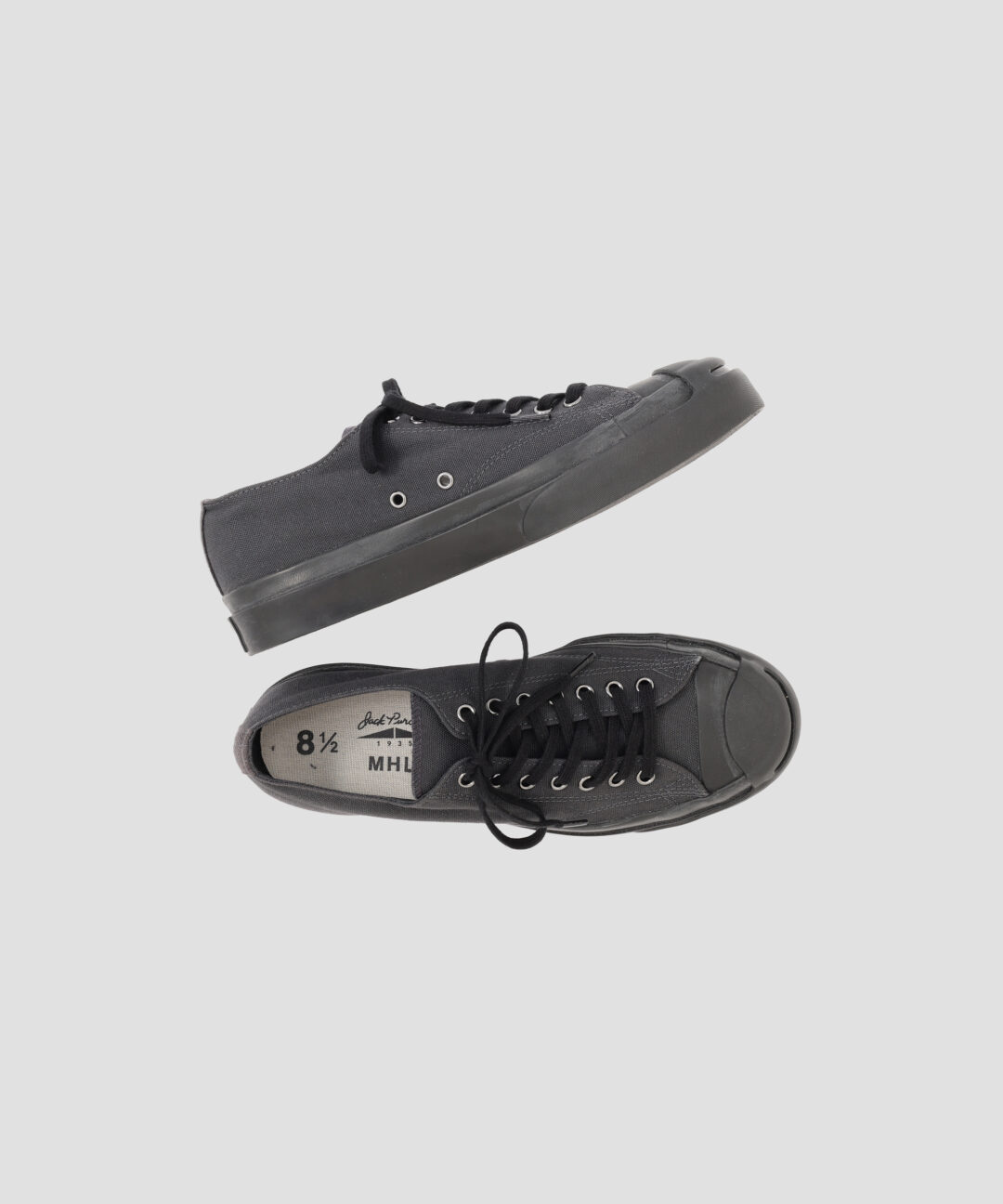 【2025年 6/27 発売】MHL. × CONVERSE JACK PURCELL 1935 “Dark Charcoal” (エムエイチエル コンバース ジャックパーセル)