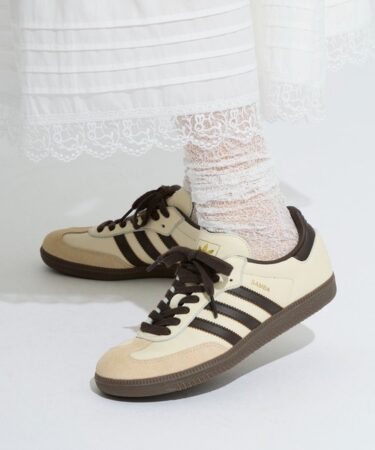 【2025年 6/20 発売】adidas Originals SAMBA OG “Cream White/Dark Brown” (アディダス オリジナルス サンバ “ホワイト/ブラウン") [JR2660]
