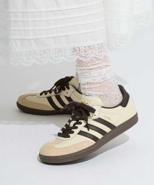 【2025年 6/20 発売】adidas Originals SAMBA OG “Cream White/Dark Brown” (アディダス オリジナルス サンバ “ホワイト/ブラウン") [JR2660]