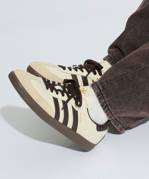 【2025年 6/20 発売】adidas Originals SAMBA OG “Cream White/Dark Brown” (アディダス オリジナルス サンバ “ホワイト/ブラウン”) [JR2660]