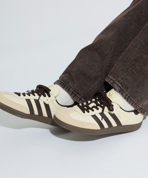 【2025年 6/20 発売】adidas Originals SAMBA OG “Cream White/Dark Brown” (アディダス オリジナルス サンバ “ホワイト/ブラウン”) [JR2660]