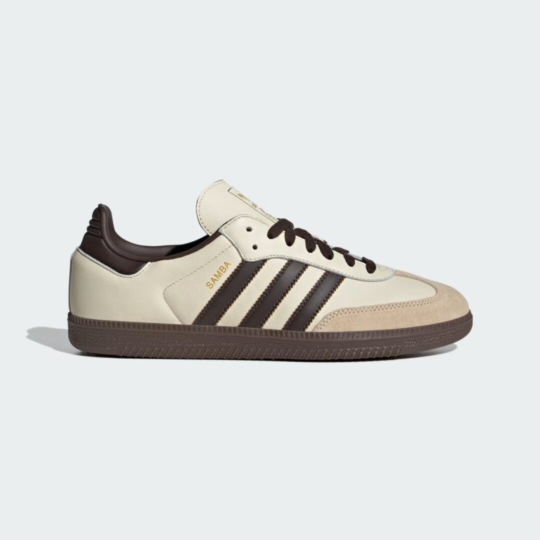 【2025年 6/20 発売】adidas Originals SAMBA OG “Cream White/Dark Brown” (アディダス オリジナルス サンバ “ホワイト/ブラウン”) [JR2660]