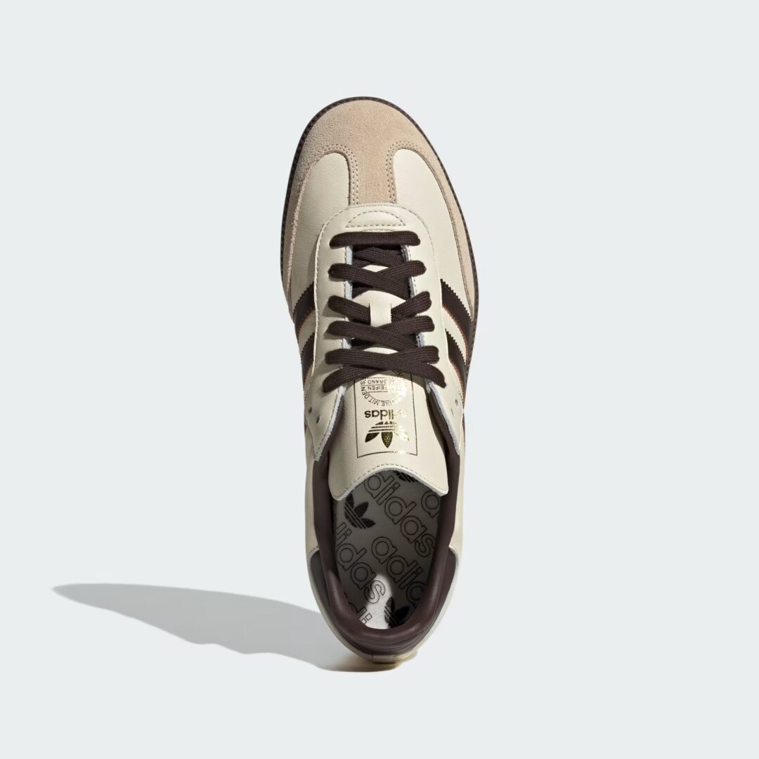 【2025年 6/20 発売】adidas Originals SAMBA OG “Cream White/Dark Brown” (アディダス オリジナルス サンバ “ホワイト/ブラウン”) [JR2660]