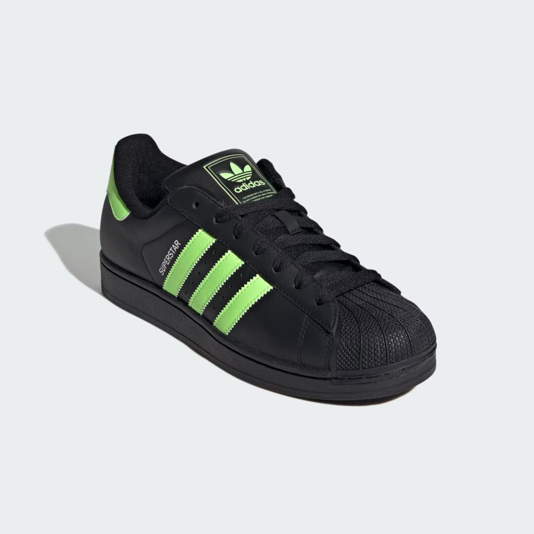 【2025年 6/27 発売】adidas Originals SUPERSTAR II “Core Black/Signal Green/Cloud White” (アディダス オリジナルス スーパースター “ブラック/グリーン/ホワイト”) [JQ3175]