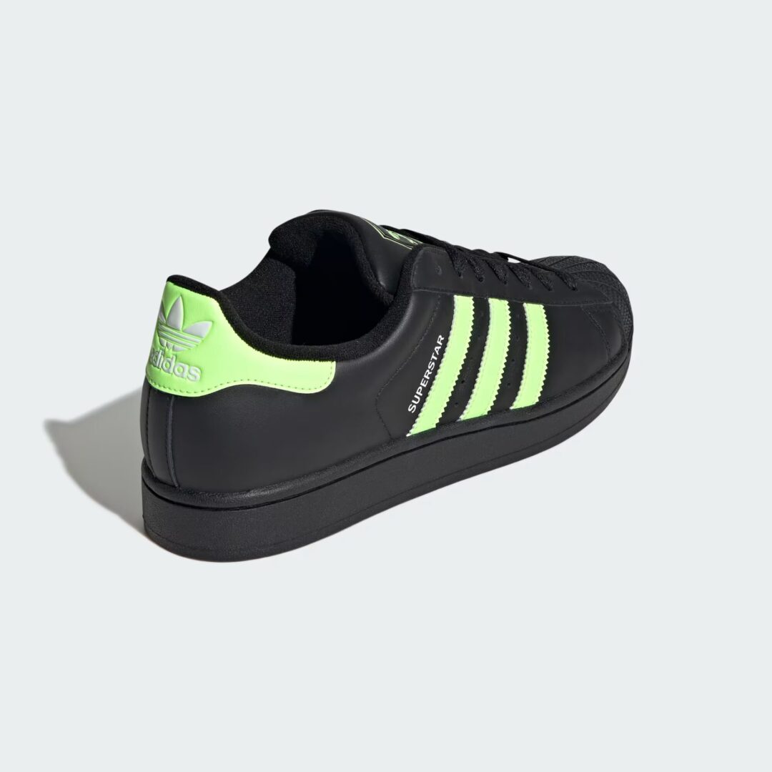 【2025年 6/27 発売】adidas Originals SUPERSTAR II “Core Black/Signal Green/Cloud White” (アディダス オリジナルス スーパースター “ブラック/グリーン/ホワイト”) [JQ3175]