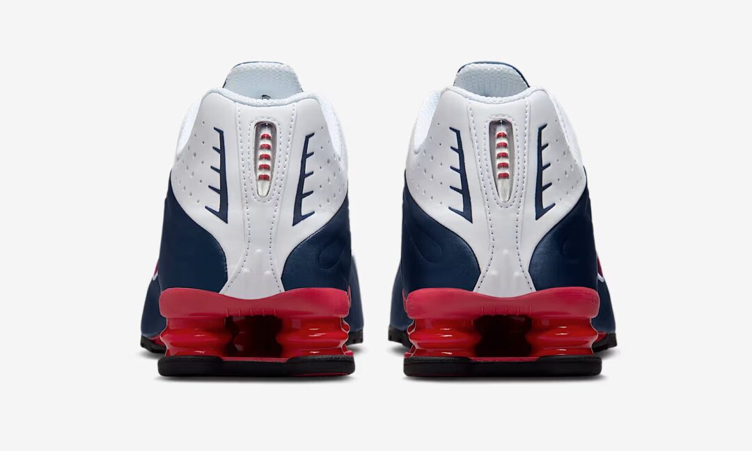 【2025年 6/23 発売】NIKE SHOX R4 “USA/Navy/White/Red” (ナイキ ショックス “ユーエスエー/ネイビー/ホワイト/レッド”) [HQ1988-400]