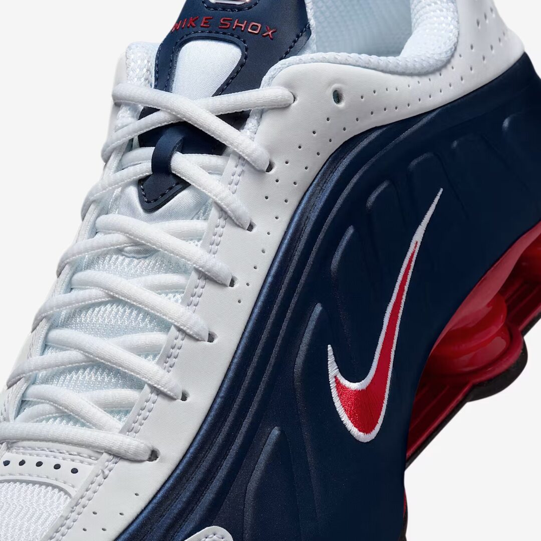 【2025年 6/23 発売】NIKE SHOX R4 “USA/Navy/White/Red” (ナイキ ショックス “ユーエスエー/ネイビー/ホワイト/レッド”) [HQ1988-400]