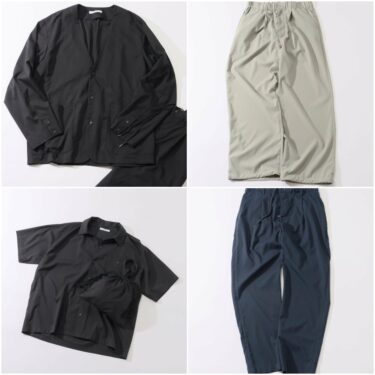 蒸し暑さからの解放感！【JOURNAL STANDARD relume DRY-STUFF】シリーズが発売 (ジャーナルスタンダード ドライスタッフ)
