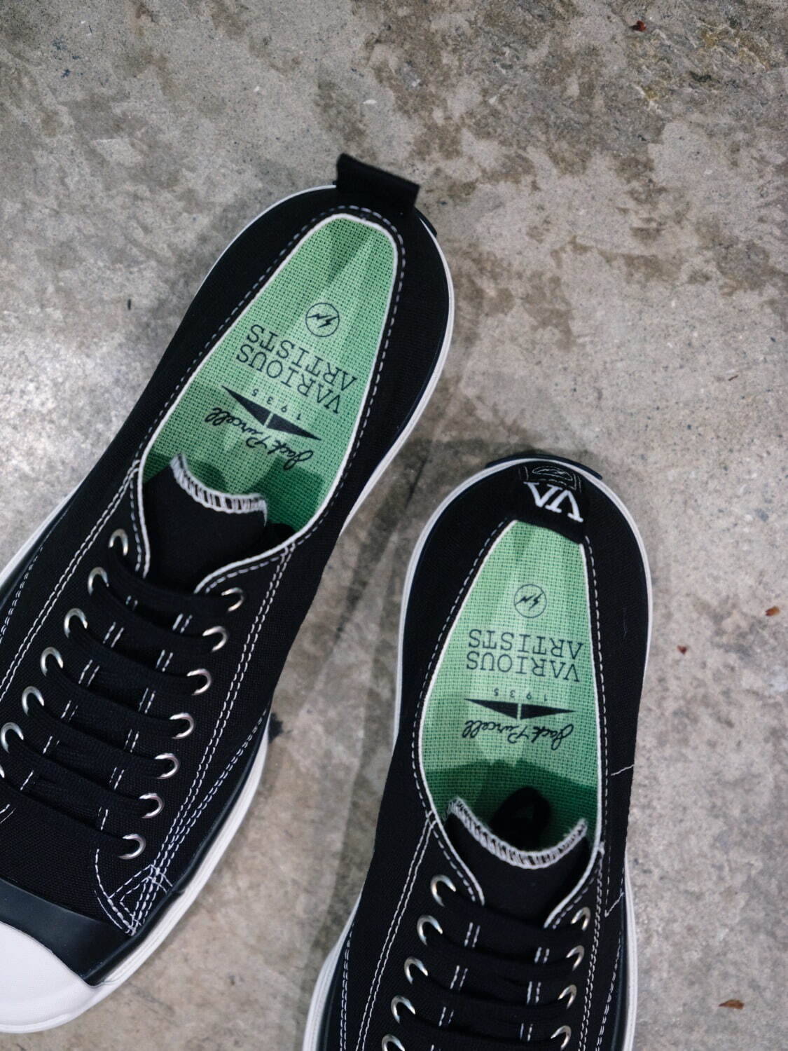 【2025年 6/28 発売】「V.A.限定」FRAGMENT × CONVERSE JACK PURCELL 1935 “Black” (フラグメント コンバース ジャックパーセル)