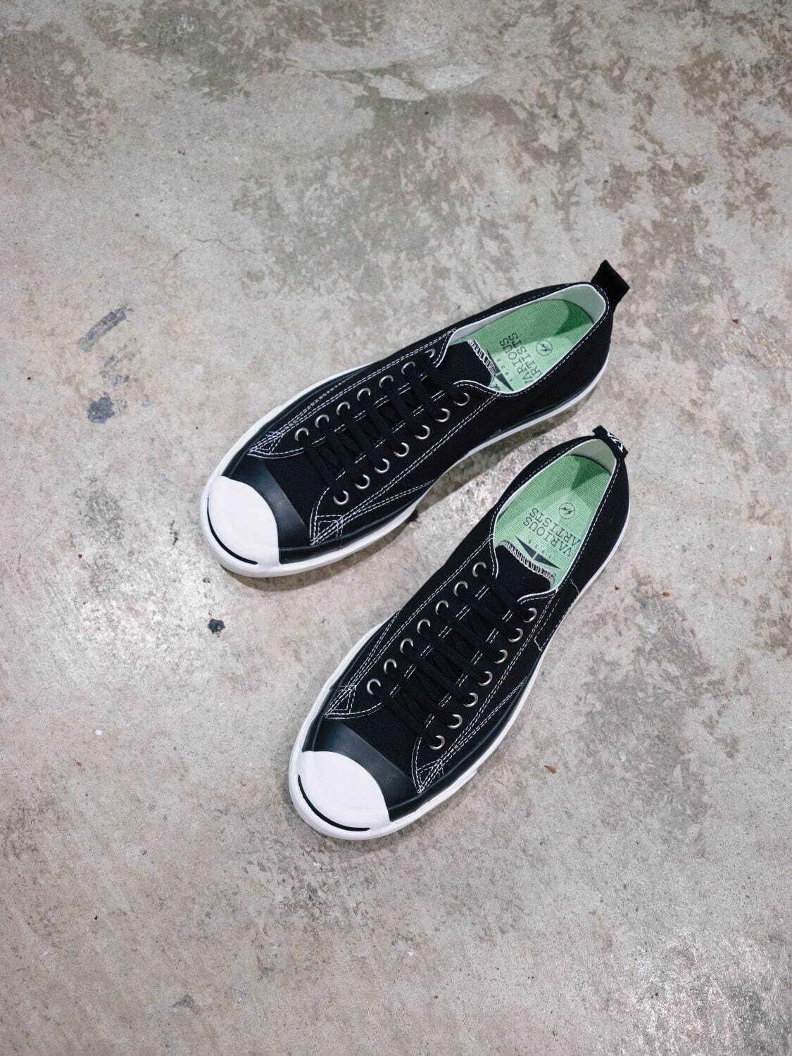 【2025年 6/28 発売】「V.A.限定」FRAGMENT × CONVERSE JACK PURCELL 1935 “Black” (フラグメント コンバース ジャックパーセル)