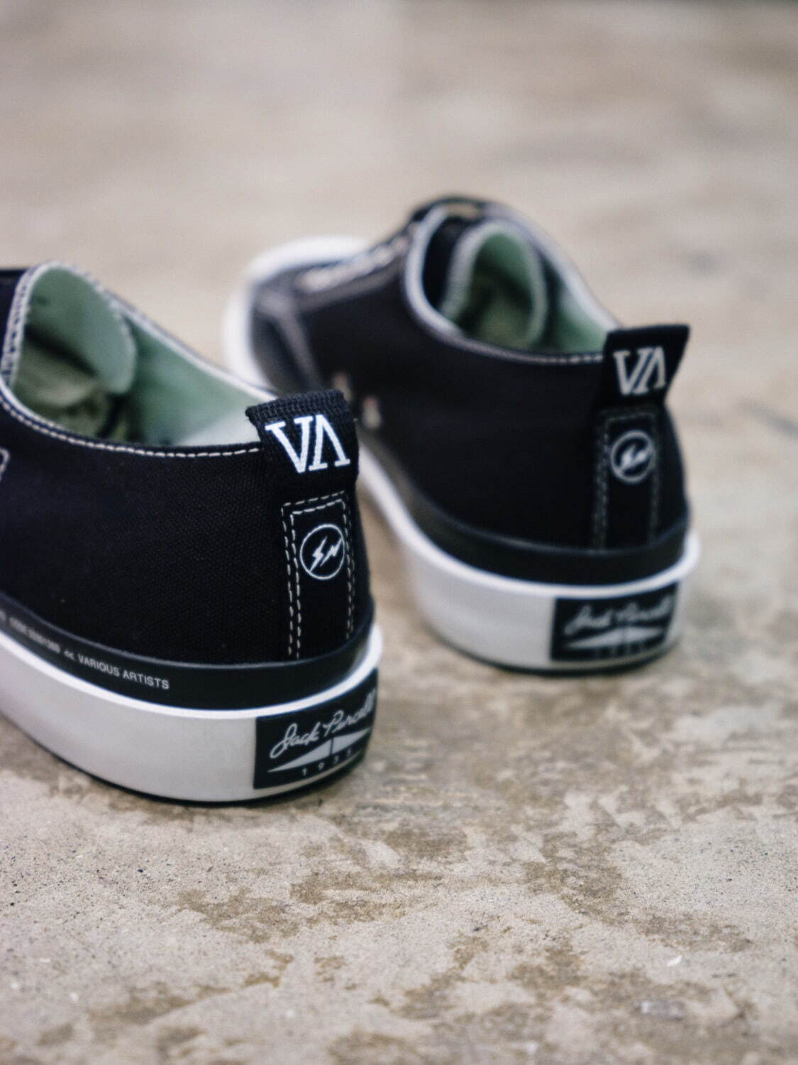 【2025年 6/28 発売】「V.A.限定」FRAGMENT × CONVERSE JACK PURCELL 1935 “Black” (フラグメント コンバース ジャックパーセル)
