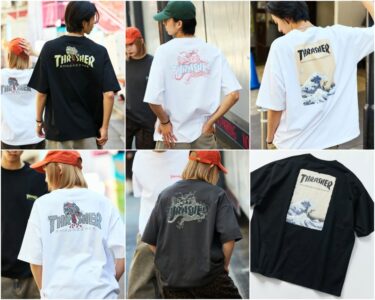THRASHER × FREAK’S STORE 2025 SS ビッグシルエット バックプリント Tシャツが発売 (スラッシャー フリークスストア)
