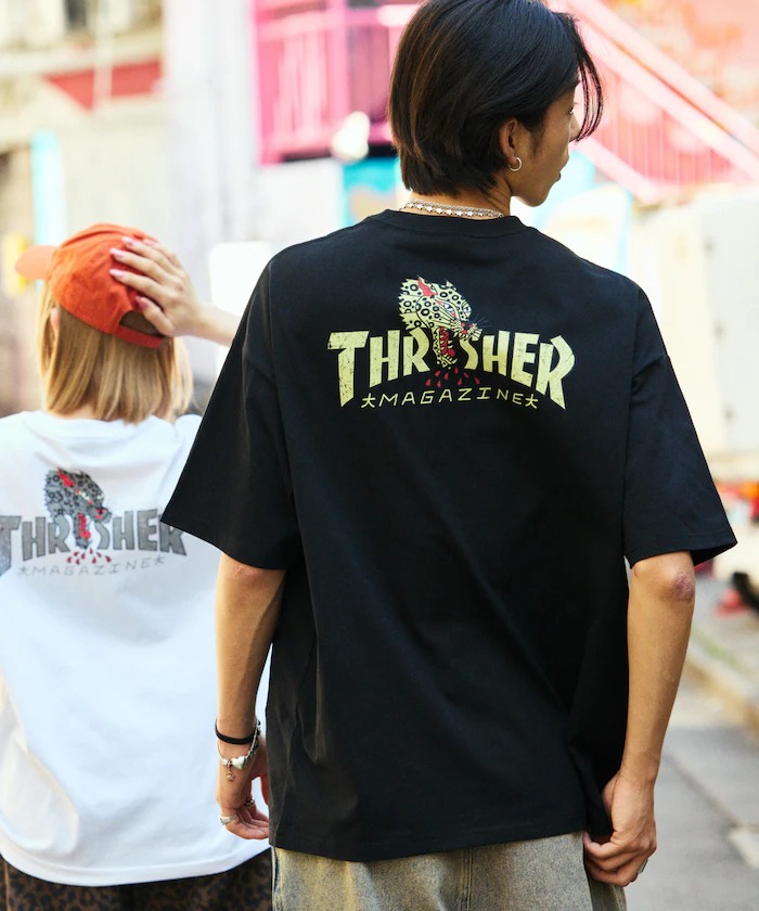 THRASHER × FREAK’S STORE 2025 SS ビッグシルエット バックプリント Tシャツが発売 (スラッシャー フリークスストア)