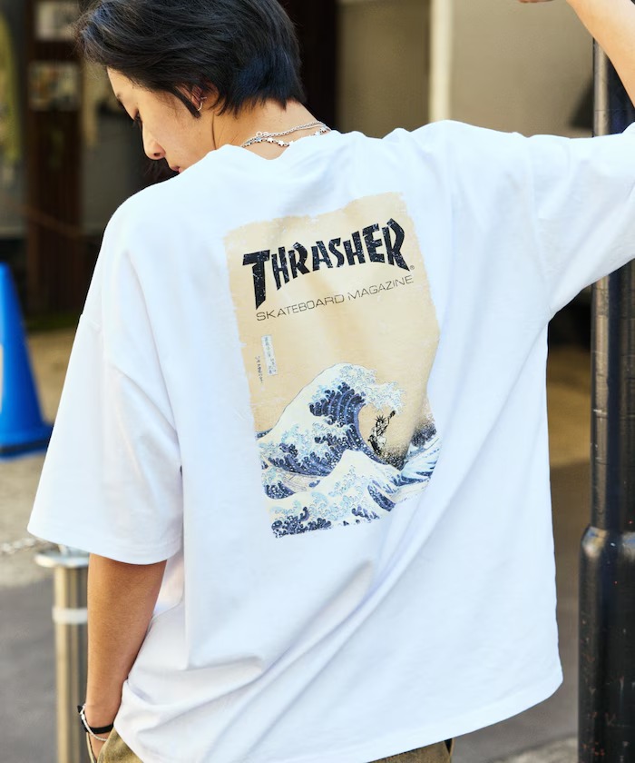 THRASHER × FREAK’S STORE 2025 SS ビッグシルエット バックプリント Tシャツが発売 (スラッシャー フリークスストア)
