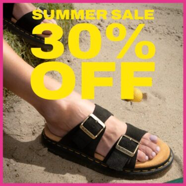 【セール情報】Dr. Martensにて30%OFFの「SUMMER SALE」が開催 (ドクターマーチン SALE)