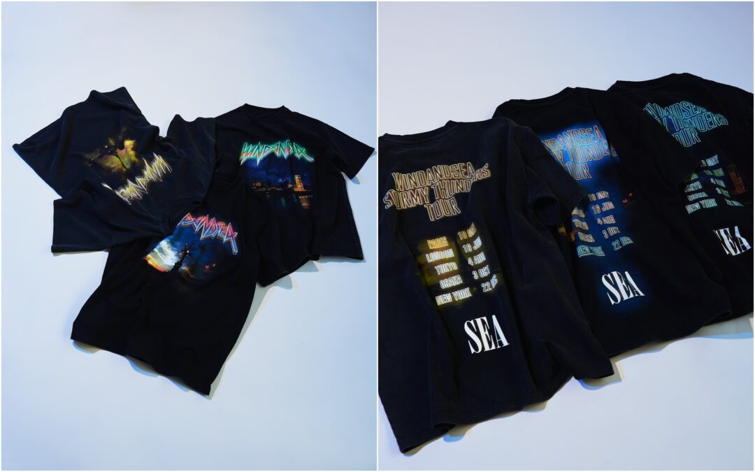 2025年新作 WIND AND SEA “BAND World tour (PARIS/LONDON/NEW YORK)”が2025 ウェア