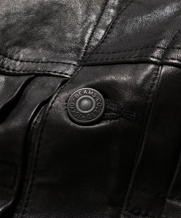 BEAMS “シープレザー ショート ジャケット”が2025年 8月上旬 発売 (ビームス)