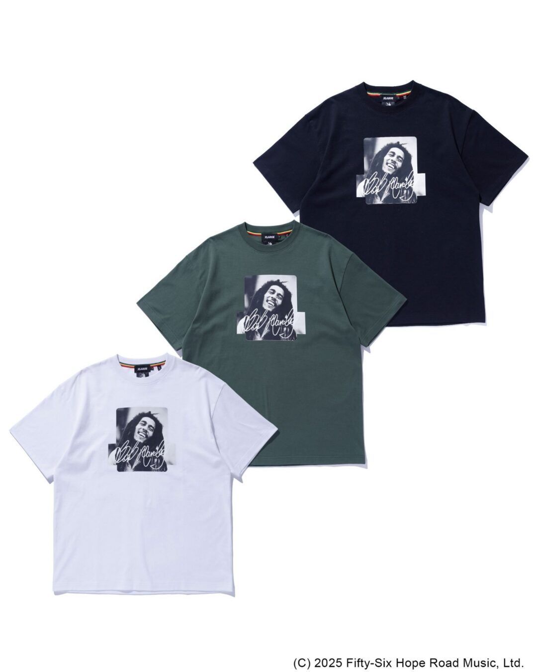 XLARGE × BOB MARLEY 2025 SSが2025年 6/28 発売 (エクストララージ ボブ・マーリー)