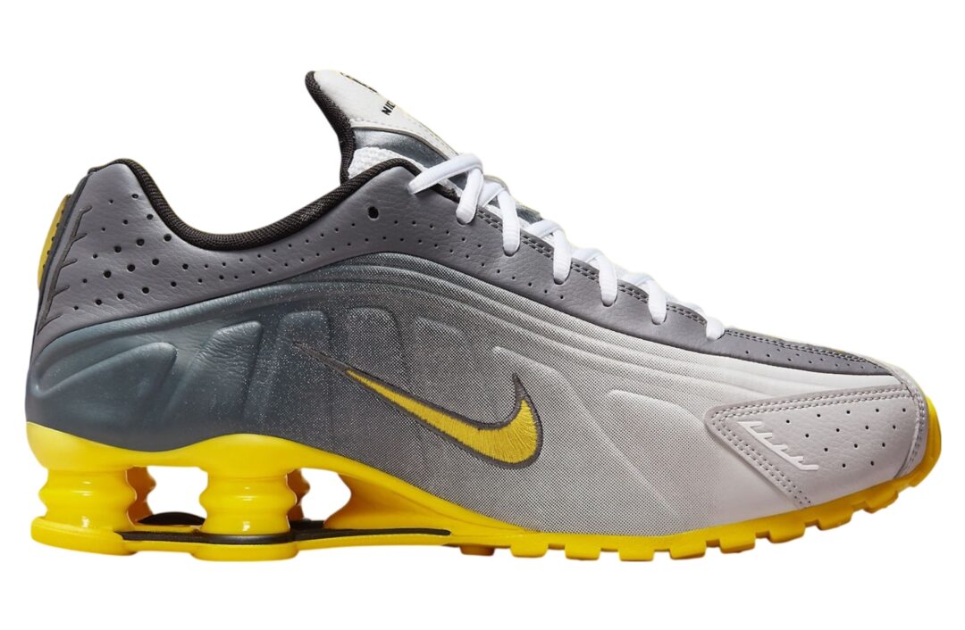 【2025年 6/20 発売】NIKE SHOX R4 “Vast Grey/Bright Citron” (ナイキ ショックス “ヴァストグレー/ブライトシトロン”) [IH3397-078]