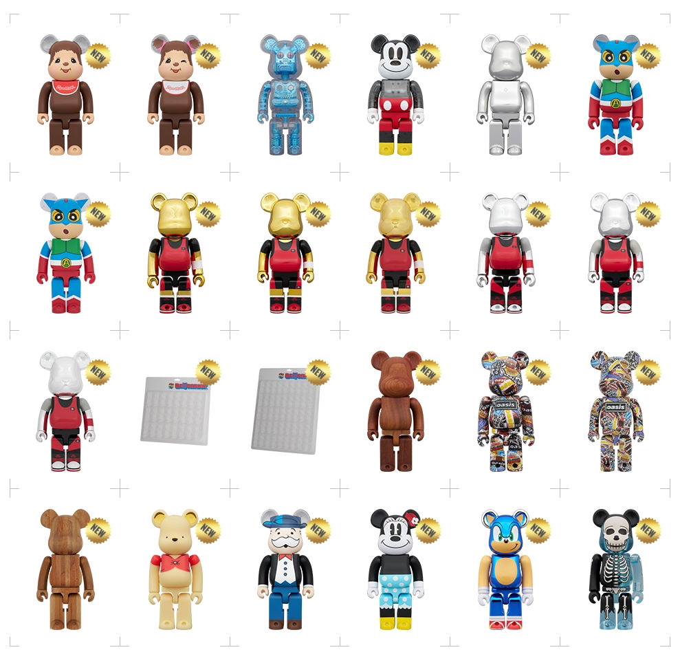 1985 AIR JORDAN、OASIS、SONIC THE HEDGEHOG など、受注生産/限定販売ベアブリック 2025年7月度 (BE@RBRICK)