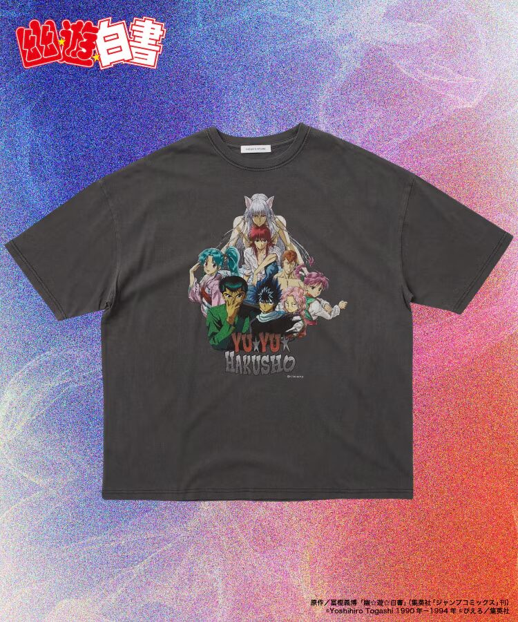 幽☆遊☆白書 × フリークスストア スペシャルコラボレーションTシャツが2025年 7月上旬 発売 (FREAK’S STORE)