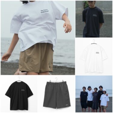 【2025年 6/21 発売】ENNOY “PROFESSIONAL S/S T-SHIRT & NYLON EASY SHORTS” (エンノイ)
