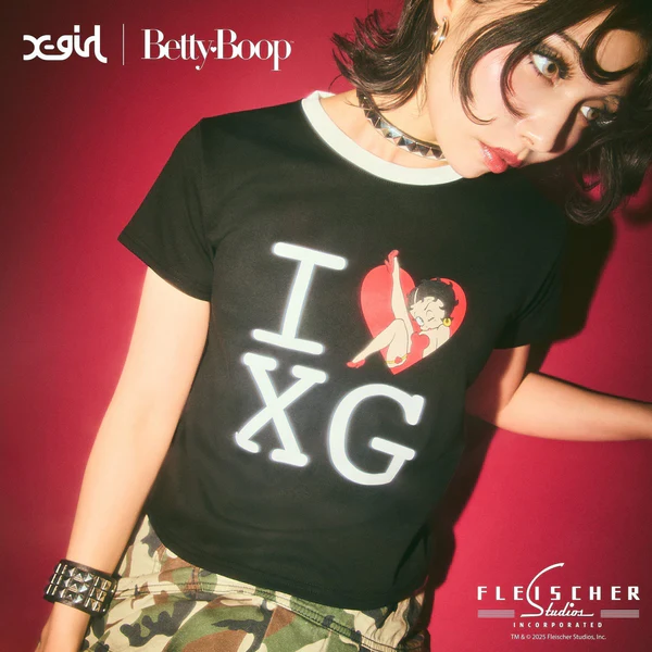 X-girl × BETTY BOOP コラボレーションコレクションが2025年 6/13 発売 (エックスガール ベティー ブープ)
