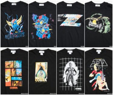 FREAK'S STORE ARTIMATION × 永井豪 & 寺沢武一 コラボTeeが2025年 7月下旬 発売 (フリークスストア アニメーショ)