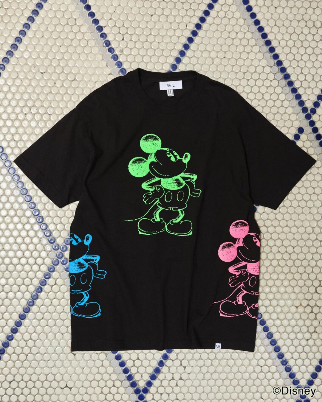 「V.A.」からDisney MICKEY MOUSE “VARIOUS COLORS S/S TEE” が2025年 6/6 発売 (藤原ヒロシ ディズニー ミッキーマウス)