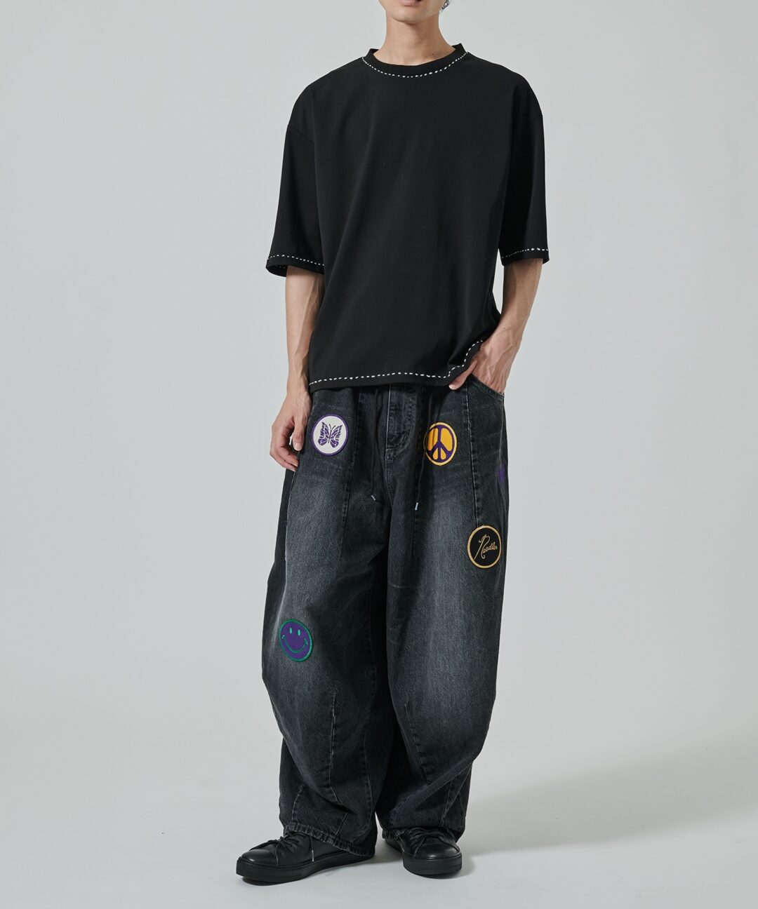 NEEDLES × STUDIOUS 別注 H.D Patches Jean 12oz Denimが発売 (ニードルズ ステュディオス)