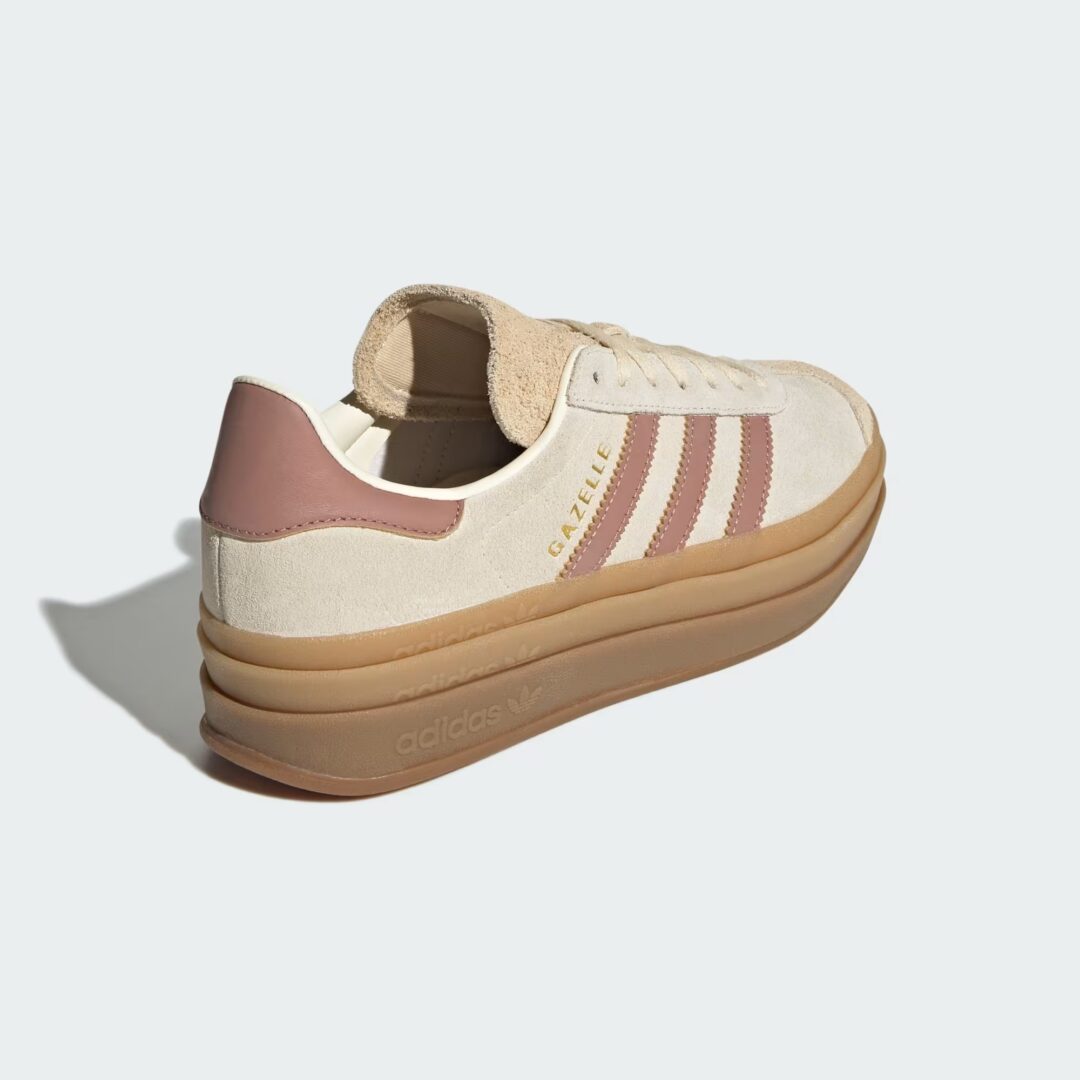 【2025年 6/1 発売】adidas Originals W GAZELLE BOLD “Cream White/Core Black/Warm Clay” (アディダス オリジナルス ガゼル ボールド) [JS3892/JS3893]