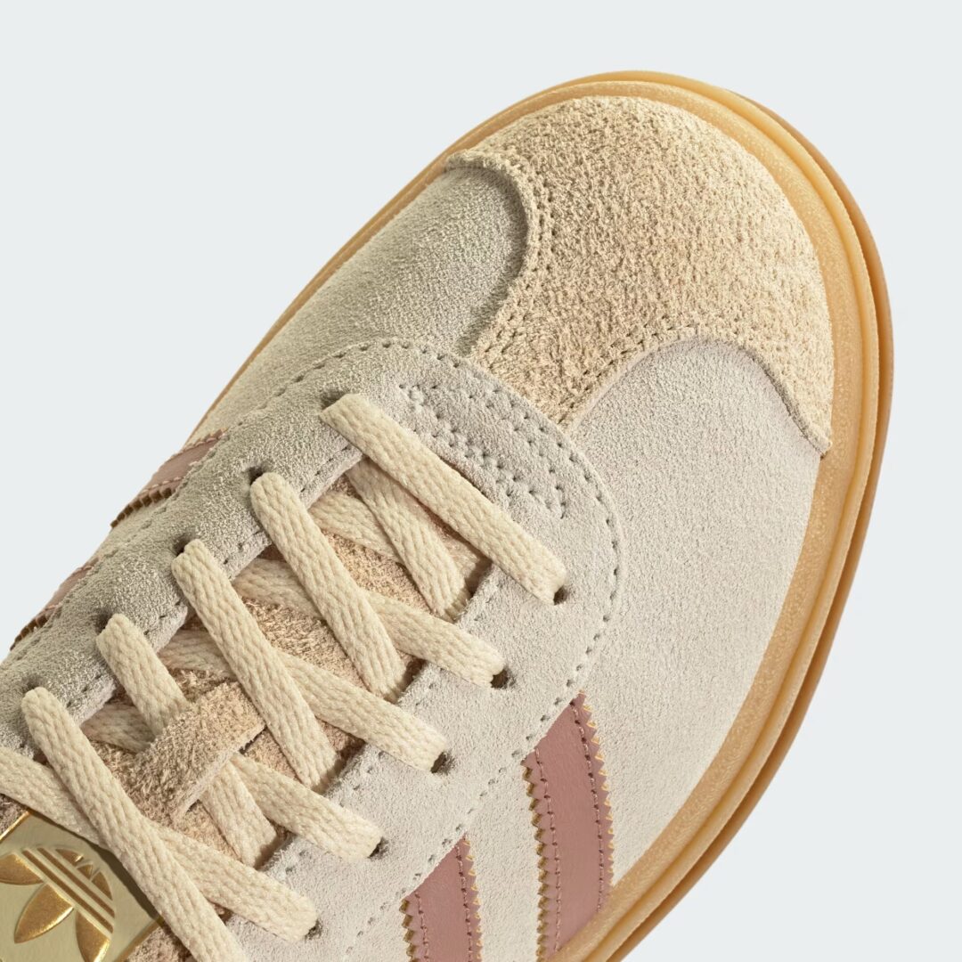 【2025年 6/1 発売】adidas Originals W GAZELLE BOLD “Cream White/Core Black/Warm Clay” (アディダス オリジナルス ガゼル ボールド) [JS3892/JS3893]