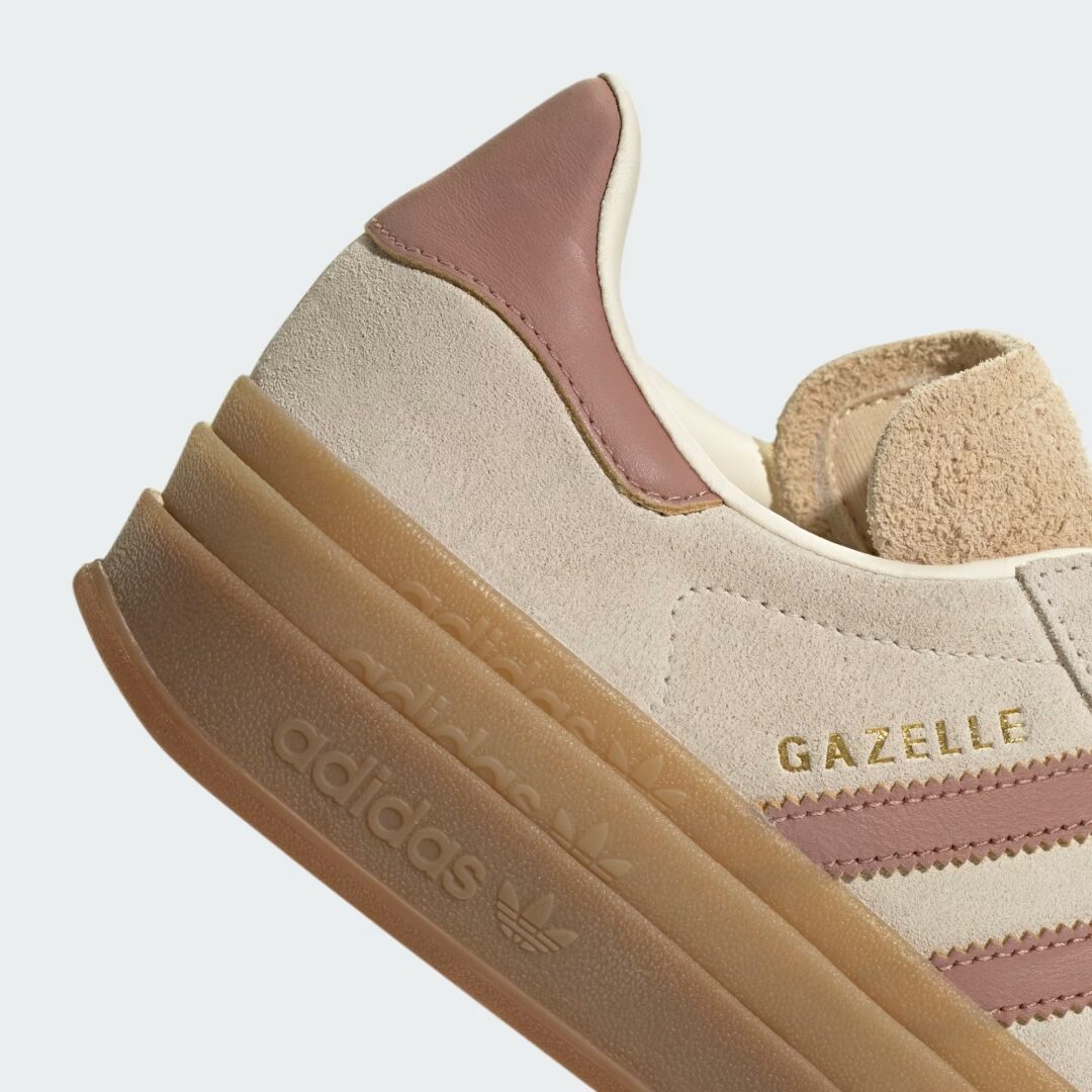 【2025年 6/1 発売】adidas Originals W GAZELLE BOLD “Cream White/Core Black/Warm Clay” (アディダス オリジナルス ガゼル ボールド) [JS3892/JS3893]